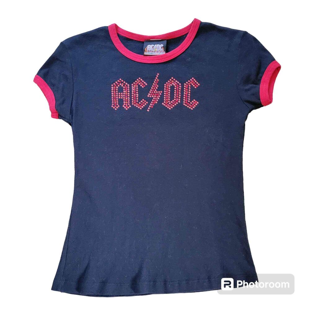 Women's Small Y2K AC/DC by DragonFly Clothing